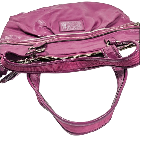 Coach Pink Leather Tote Bag - Picture 4 of 12